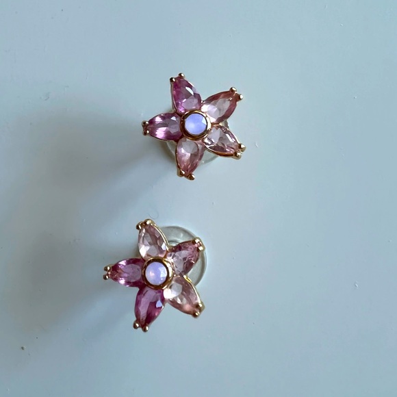 Kate Spade Pink Flower Stud Earrings